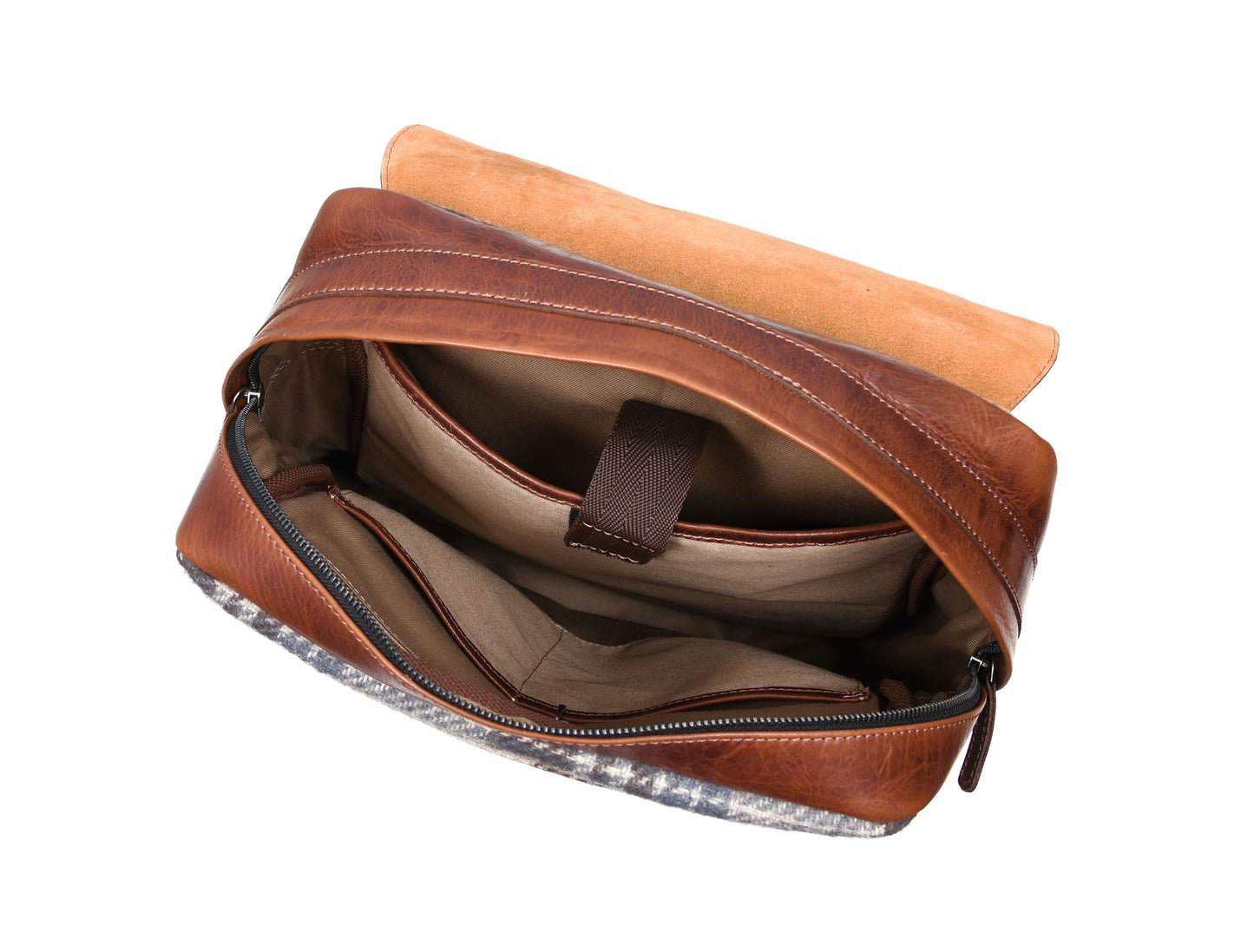 Manchester Leather & Tweed Backpack - www.Shopthatapp.com