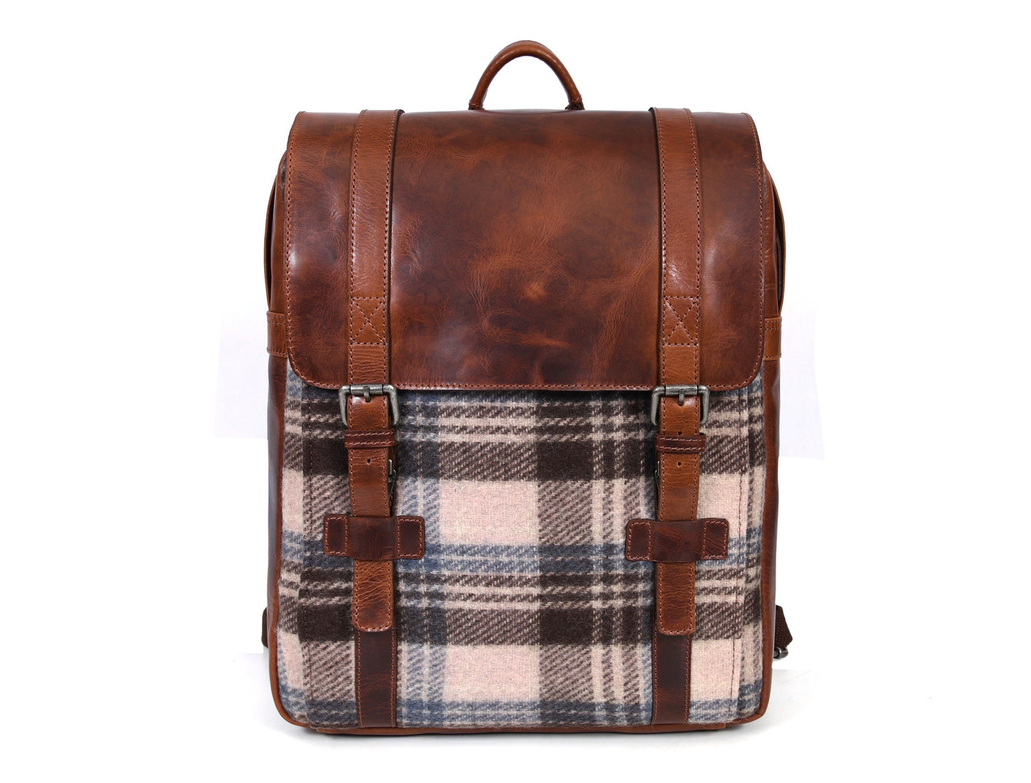 Manchester Leather & Tweed Backpack - www.Shopthatapp.com