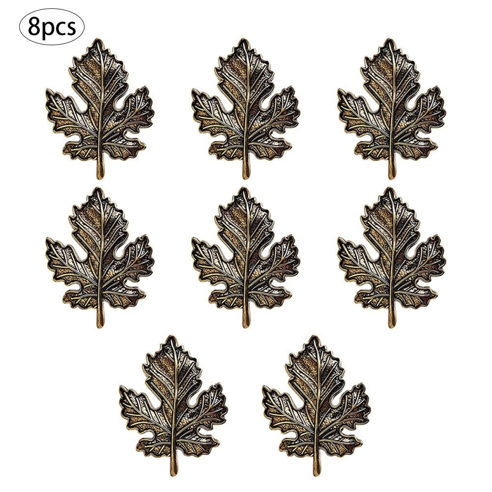 Maple Leaf Retro Napkin Ring Set - www.Shopthatapp.com