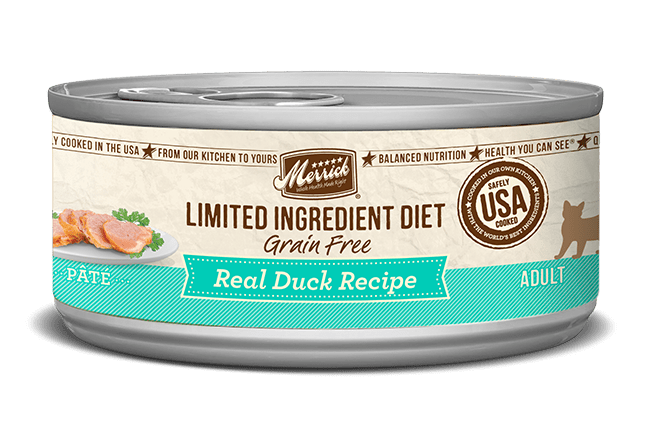 Merrick Limited Ingredient Diet Grain Free Real Duck Recipe Pâté - Cat Wet Food - www.Shopthatapp.com