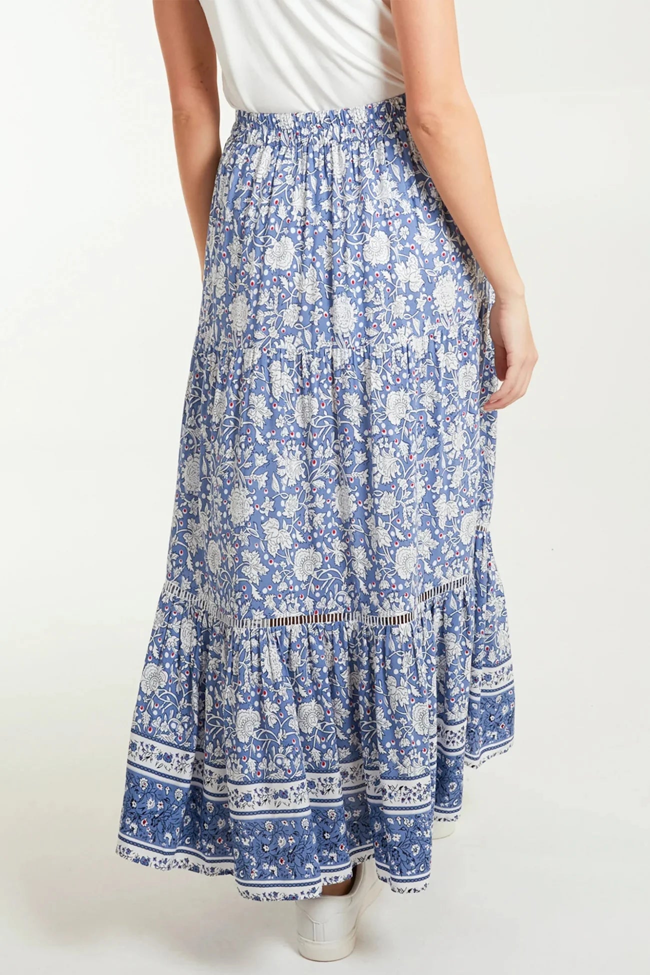 Naomi Floral Print Maxi Skirt