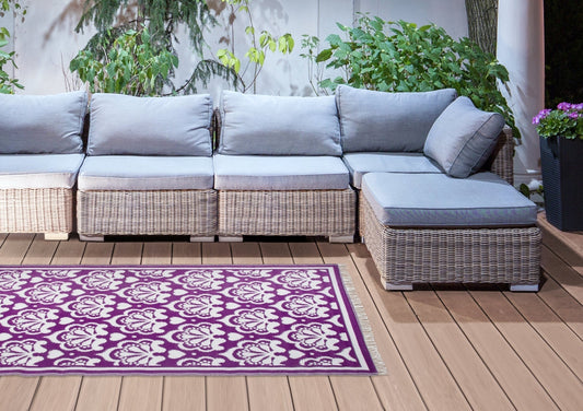 Garden Carpet Persian Purple/ - www.Shopthatapp.com