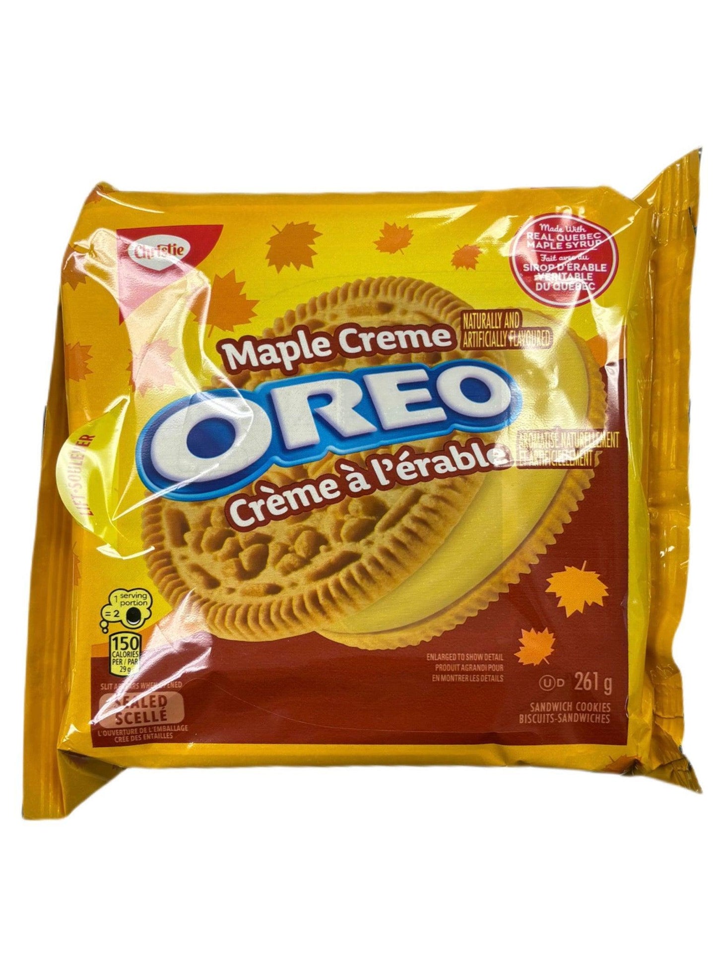 Oreo Maple Creme Quebec Limited Edition 261G - Canadian Edition - www.Shopthatapp.com