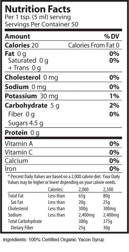 Organic Traditions Yacon Gold Syrup 250ml - www.Shopthatapp.com