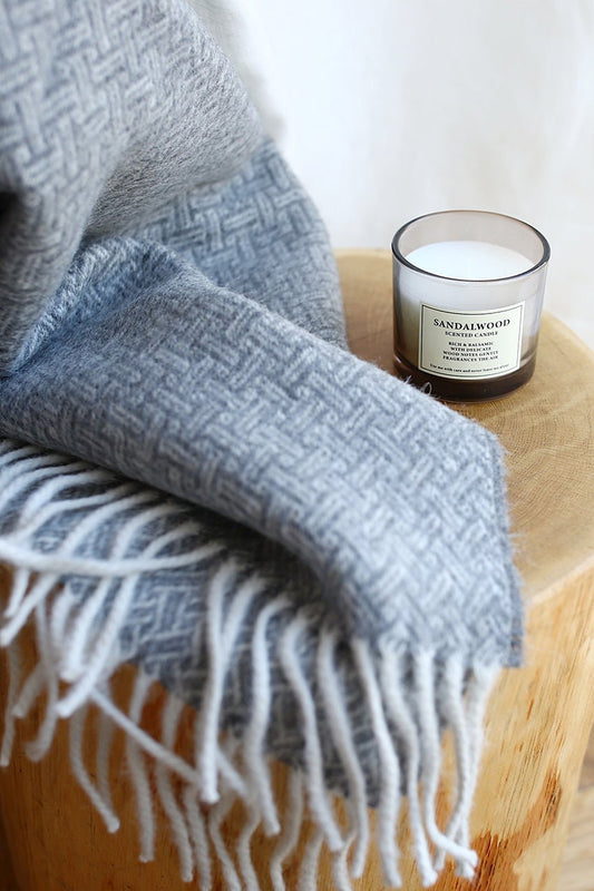 Oxford Alpaca Throw Charcoal - www.Shopthatapp.com