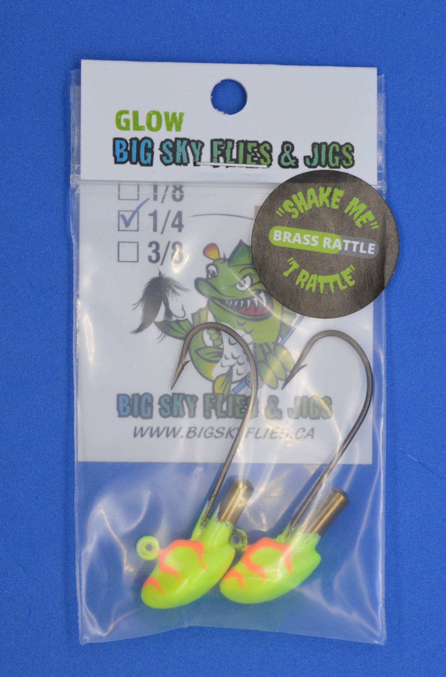 Big Sky Erie Rattle Jigs 1/4oz 2/pack - Www.Shopthatapp.com