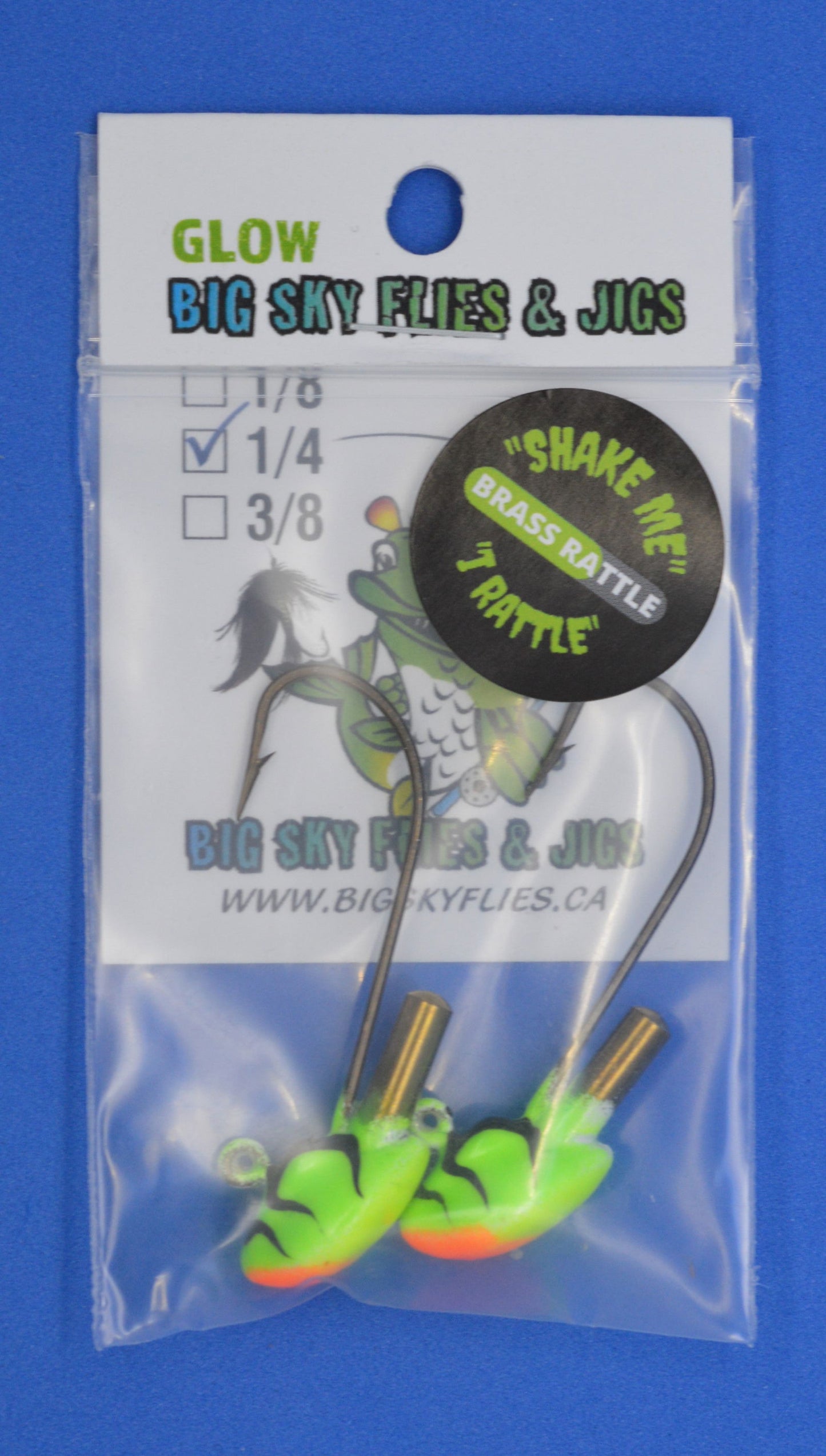 Big Sky Erie Rattle Jigs 1/4oz 2/pack - Www.Shopthatapp.com