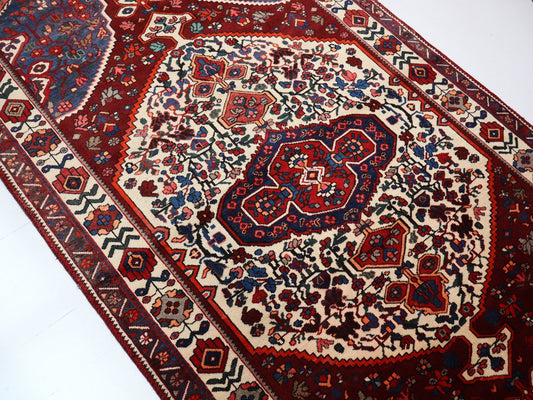 Persian Bakhtiari Rug | 5' 2" x 9' 10" - www.Shopthatapp.com