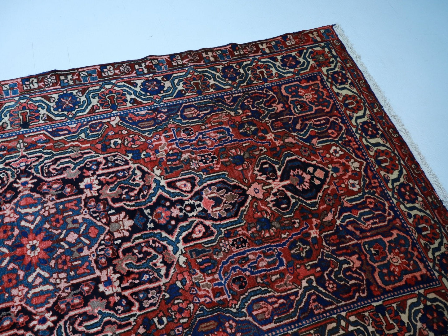 Persian Bakhtiari Rug | 5' 5" x 10' - www.Shopthatapp.com