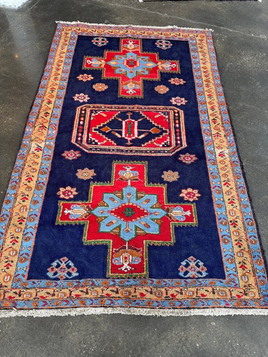 Persian Meshkin Rug | 4' 11" x 7' 10" - www.Shopthatapp.com