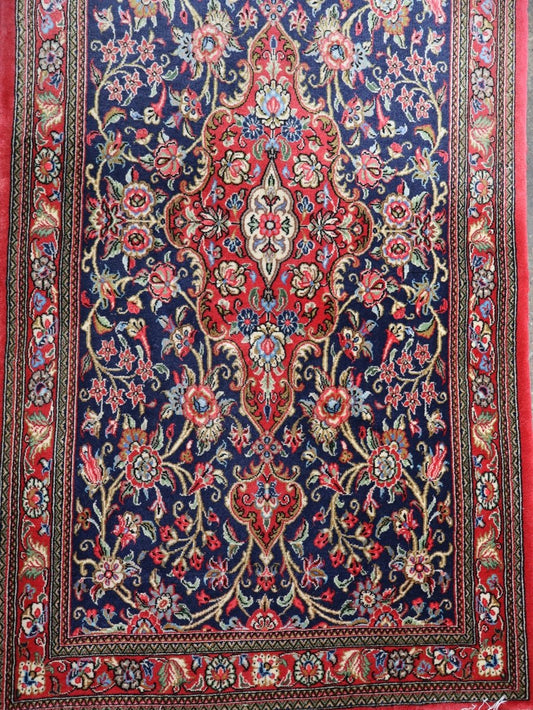 Persian Qom Kork Wool Runner | 2' 9" x 8' 6" - www.Shopthatapp.com
