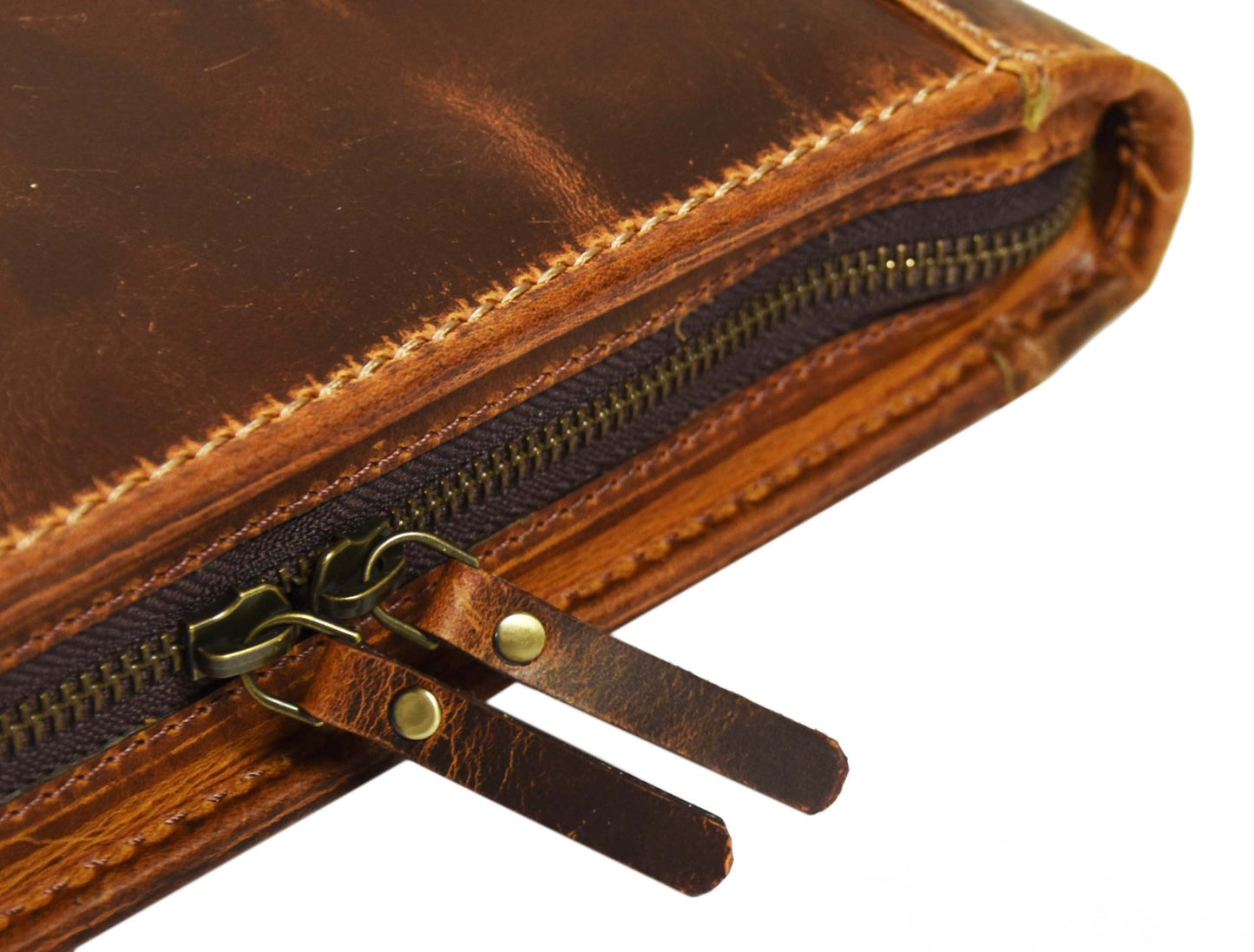 Perth Leather Travel Organizer - Caramel Brown - www.Shopthatapp.com