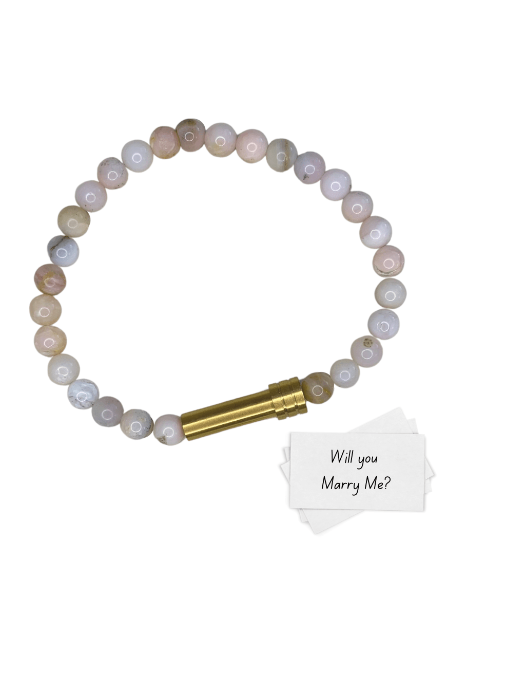 Pink Opal Intention Bracelet - www.Shopthatapp.com