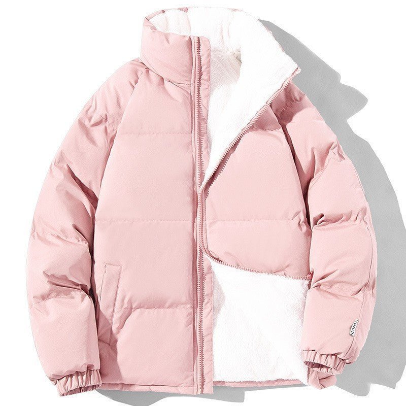 PLUS SIZE Jeanie Puffer Jacket With Pockets - www.Shopthatapp.com