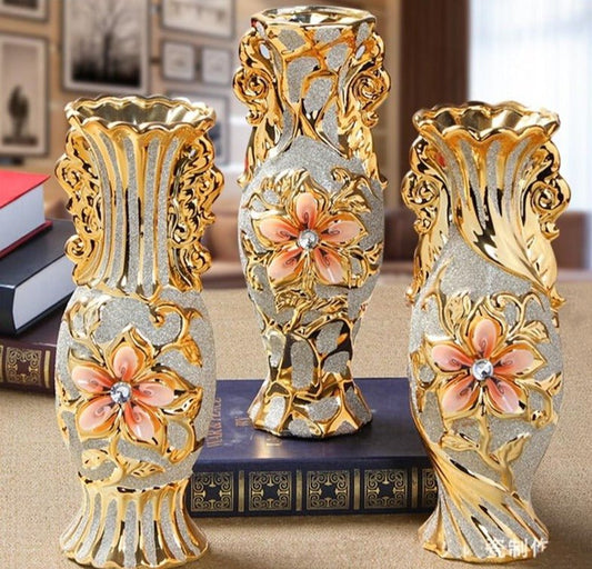 Victorian Gold Plated Vase - www.Shopthatapp.com