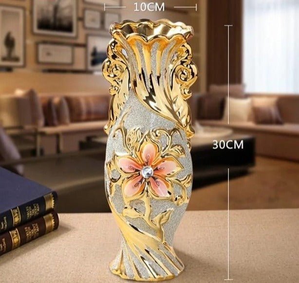 Victorian Gold Plated Vase - www.Shopthatapp.com