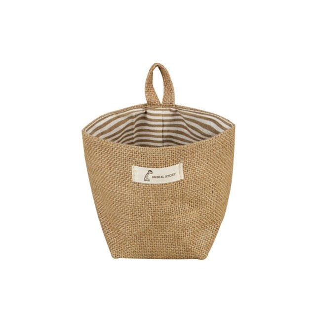 Jute Hanging Storage Basket