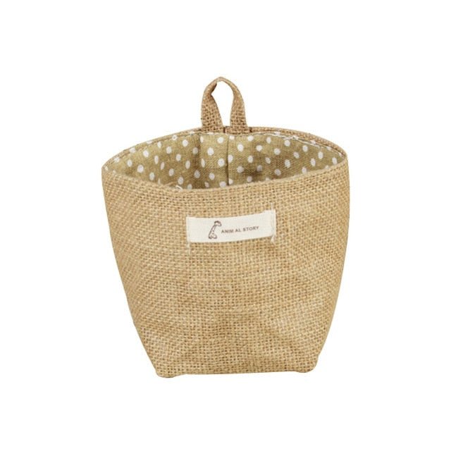 Jute Hanging Storage Basket