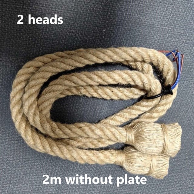 Wicker Rope Pendant Light - www.Shopthatapp.com