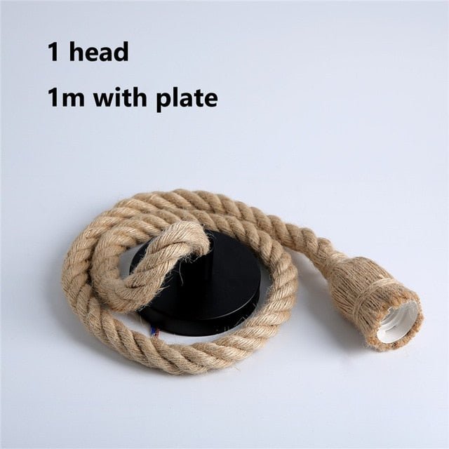 Wicker Rope Pendant Light - www.Shopthatapp.com