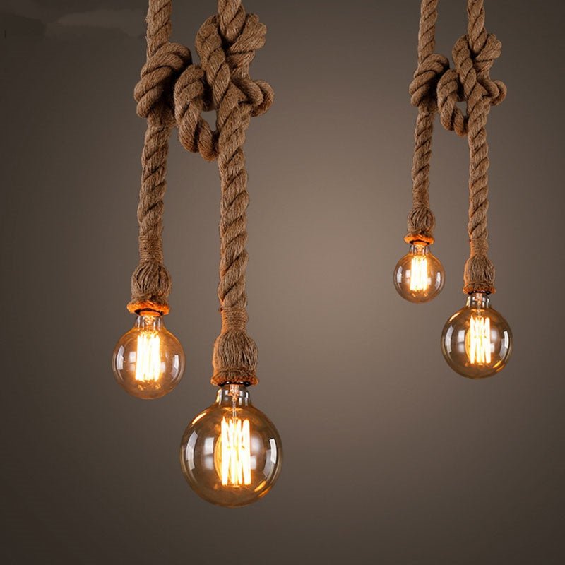Wicker Rope Pendant Light - www.Shopthatapp.com