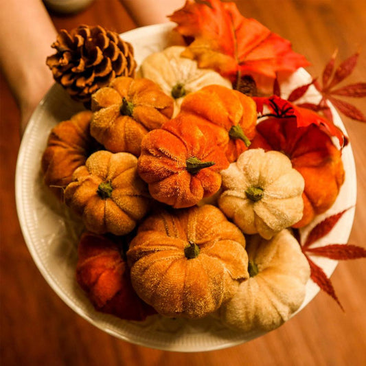 Velvet Handmade Pumpkins - www.Shopthatapp.com