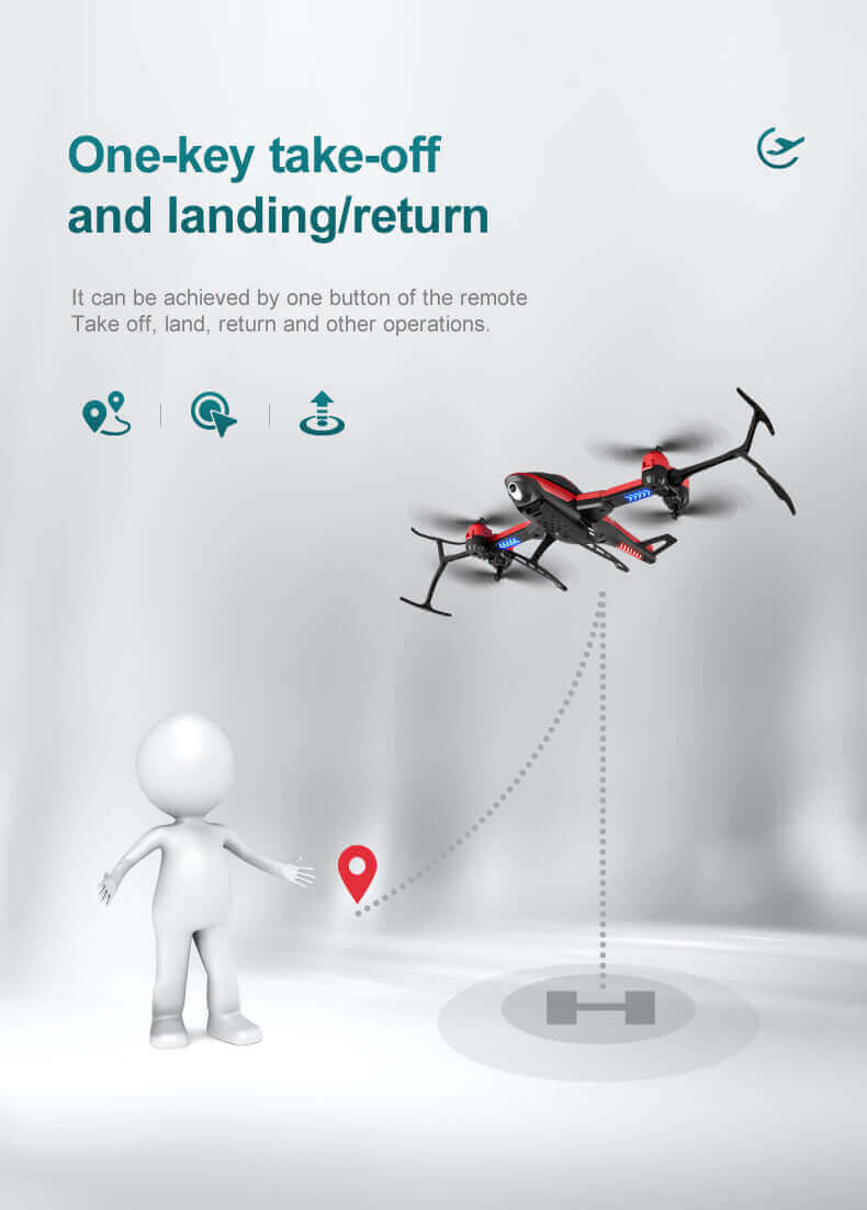 V10 4K Mini RC-Drohne mit HD-Kamera, FPV-Quadcopter, professionelles 4K-Drohnenspielzeug