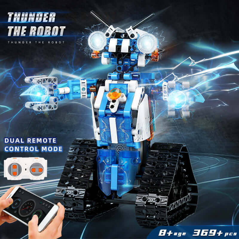 Robot télécommandé Mould King 15059 - LED, blocs de construction motorisés, jouet intelligent à offrir