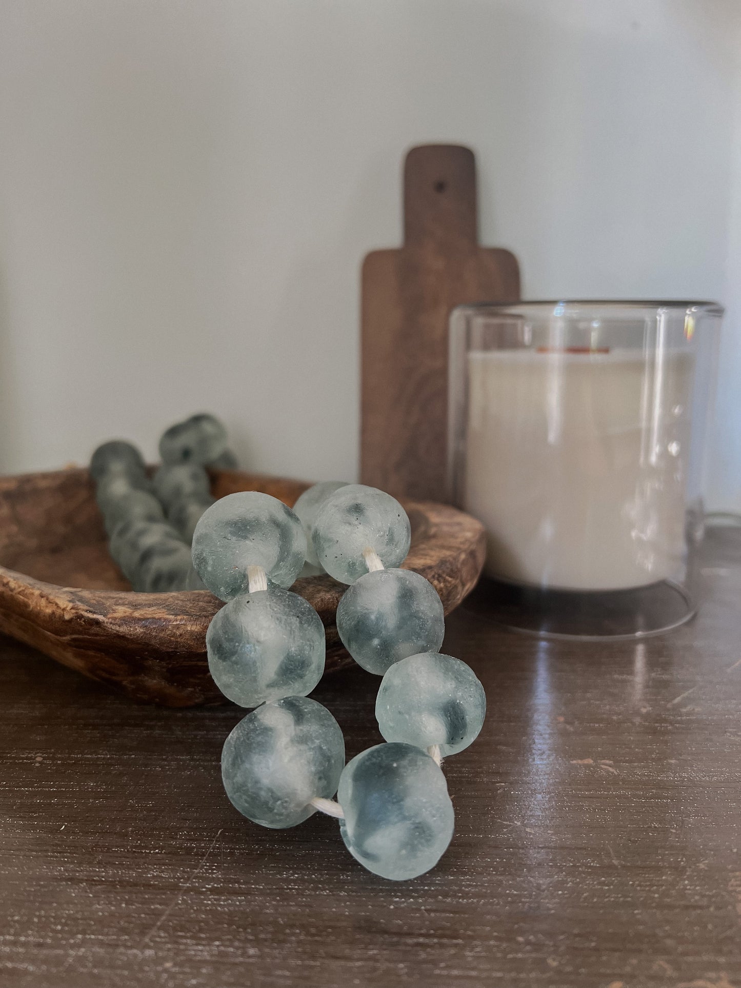 Recycled Glass Beads - Grey-Jewellery-www.Shopthatapp.com-The Happy Home Line