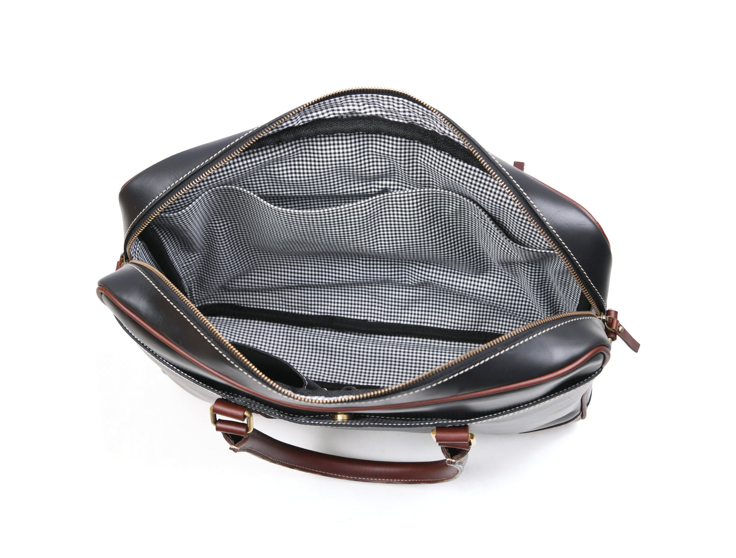 Reeds Leather Office Bag - Raven Black - www.Shopthatapp.com