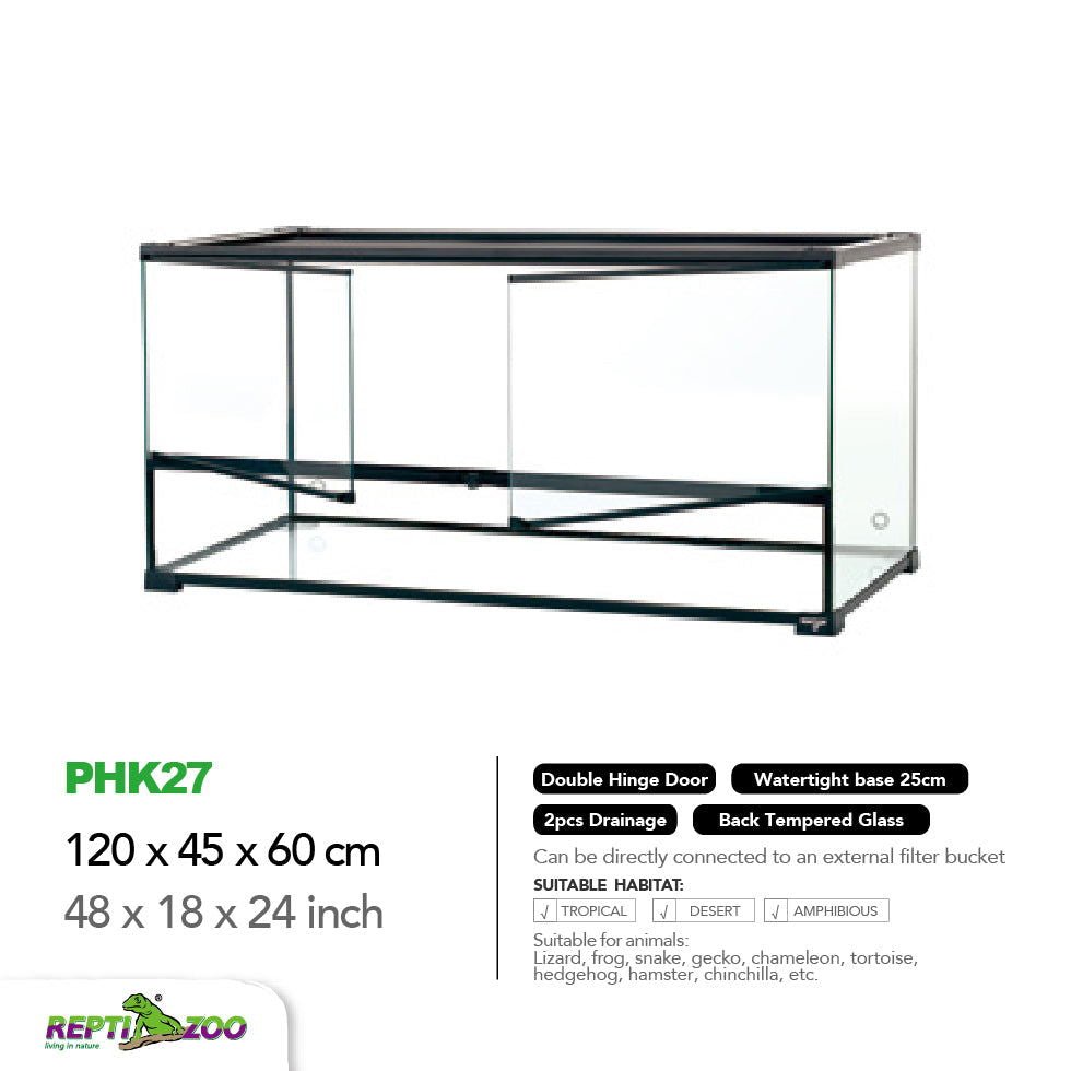 REPTIZOO Paludarium Ultra Clear Glass Habitat PHK Series - www.Shopthatapp.com