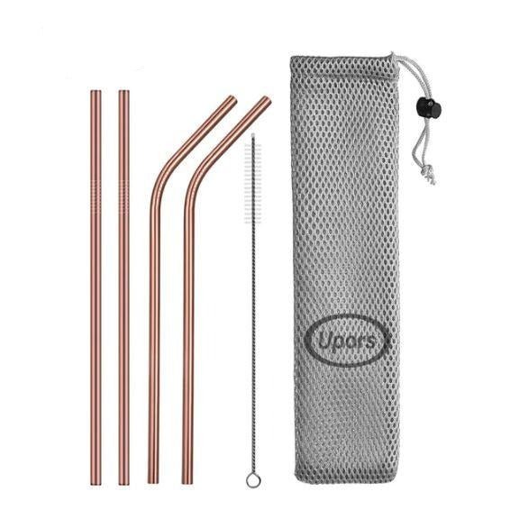 Reusable Metal Straws - www.Shopthatapp.com