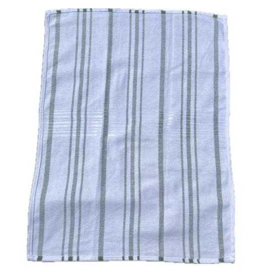 Green Stripe Sure Grip Kitchen Towel, Soft Cotton Dish Towel - www.Shopthatapp.com