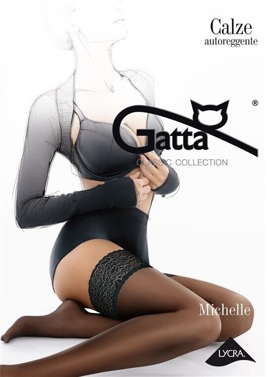 GATTA Michelle Stockings 01 – Elegant Self-Supporting Lace Top Hold-Ups - www.Shopthatapp.com