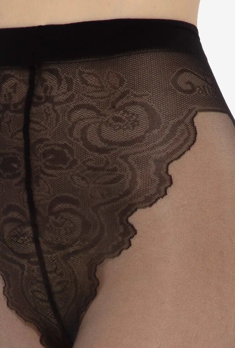 GATTA Chiara 20 Den – Elegant Sheer Tights with Seam & Bikini Panty