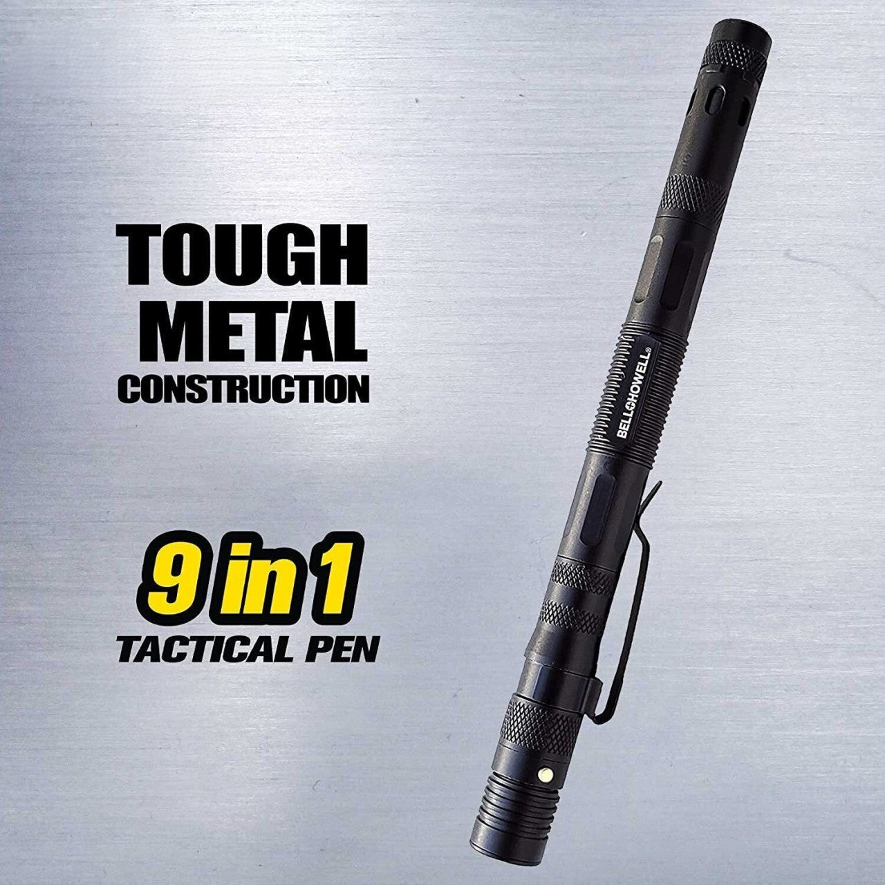 Multi Functional Tac Pen 9 in 1 High Grade Aluminium With Wallet Tool Card - www.Shopthatapp.com