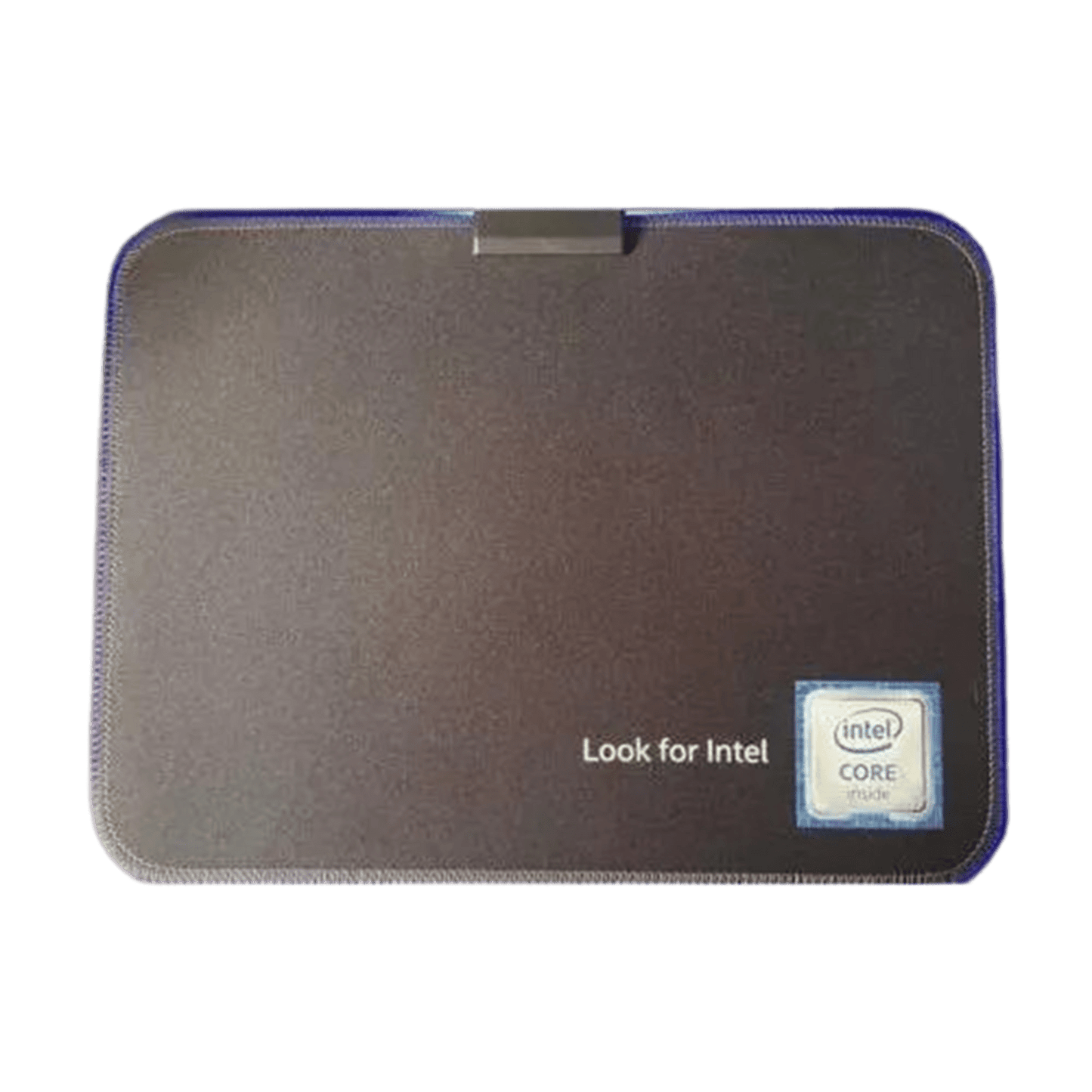Tapis de souris gaming Intel Blue LED - USB lumineux - antidérapant (365 x 255 mm)
