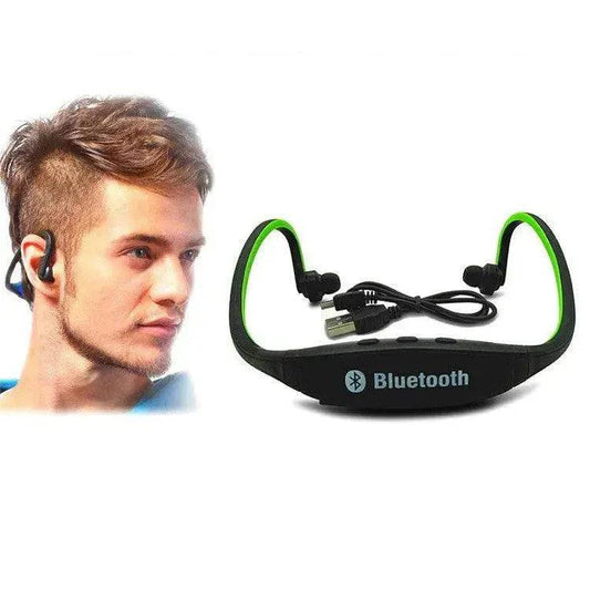 S9 Bluetooth Headset Rear-Mounted Sports Bluetooth Headset Stereo Bluetooth Headset Headset Wireless Card Headset - www.Shopthatapp.com
