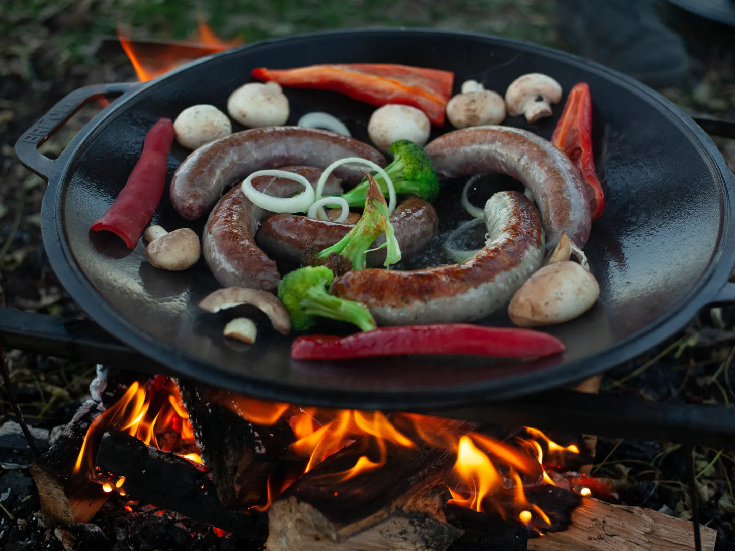 45 cm Cast Iron Sadz - Outdoor Griddle Pan
