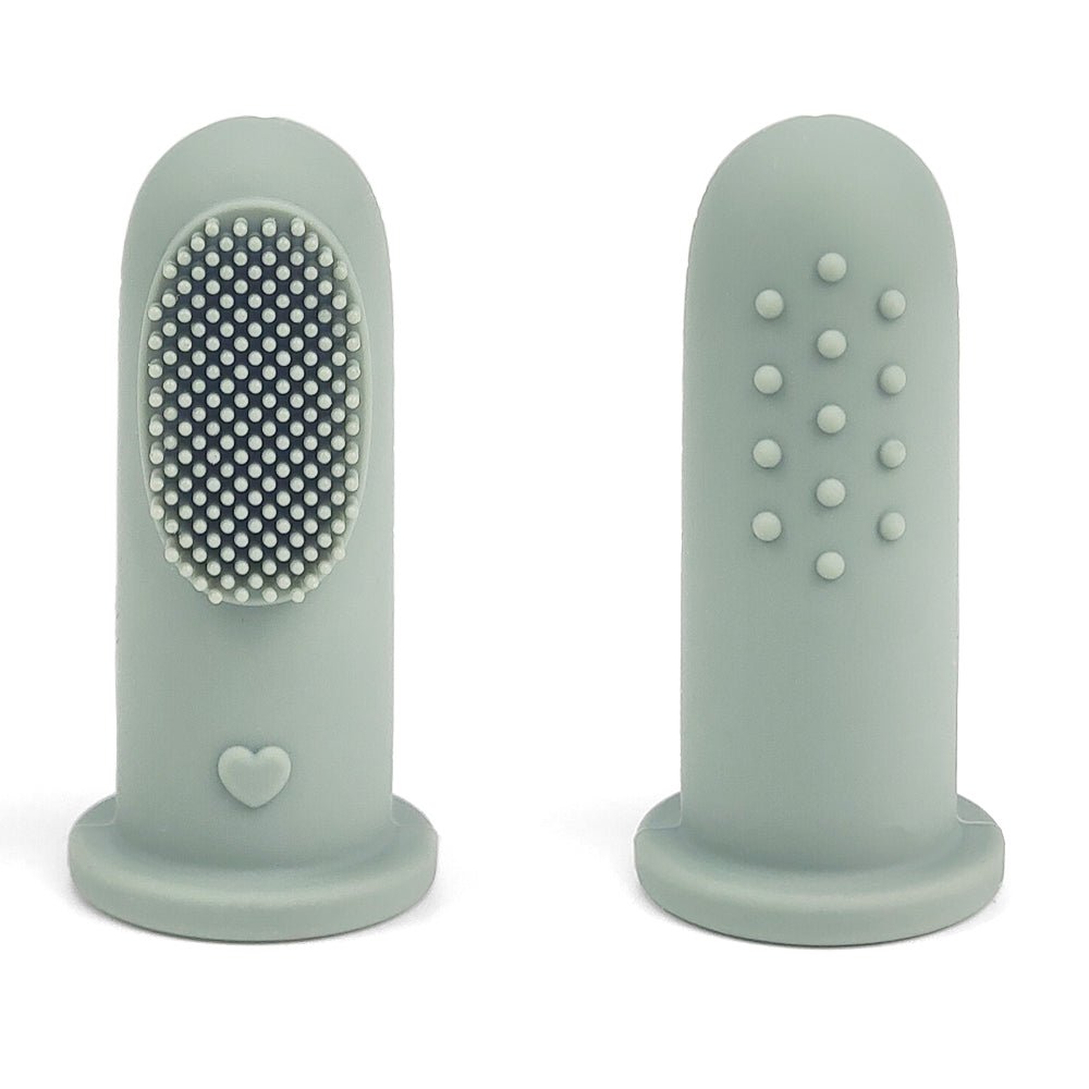 Sage Silicone Finger Toothbrush set of two - www.Shopthatapp.com