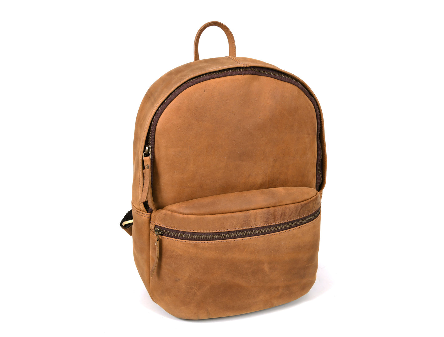 Sahara Leather Travel Backpack - Walnut Brown (BP - 52) - www.Shopthatapp.com