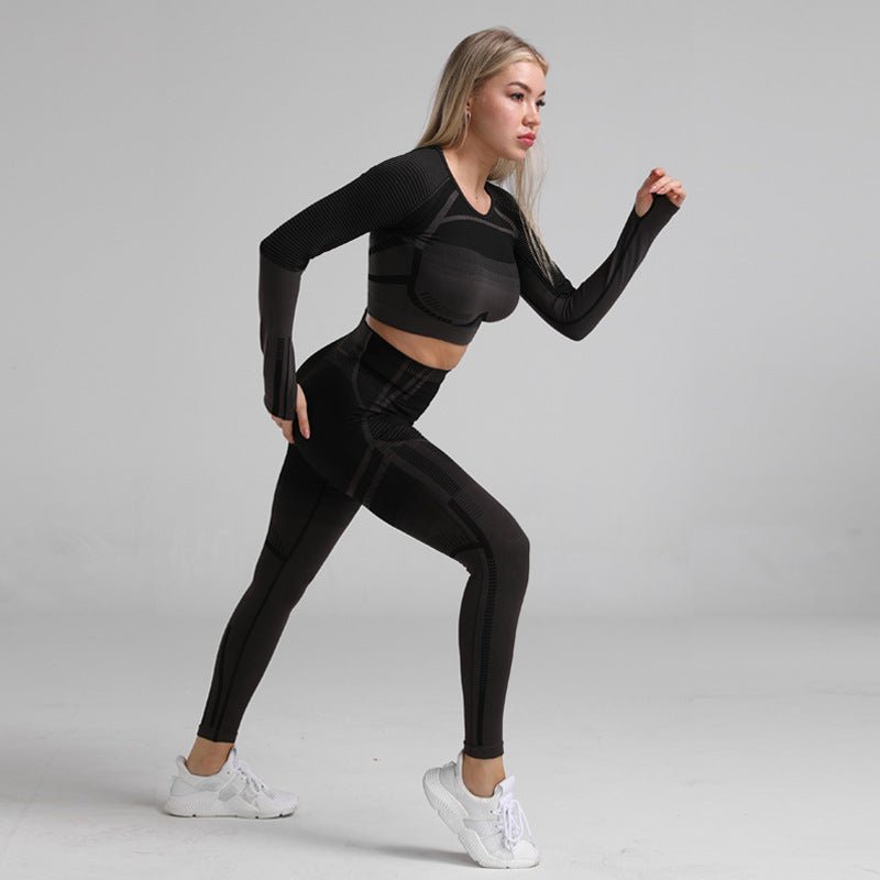 Ensemble legging et haut à manches longues Saskia Gymwear