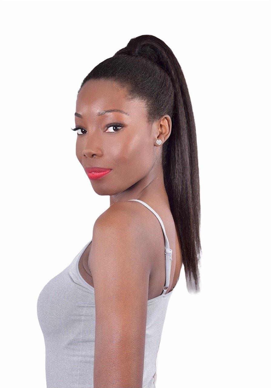 Silk Press - Drawstring Ponytail - www.Shopthatapp.com