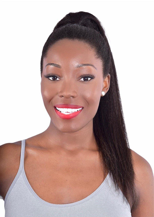 Silk Press - Drawstring Ponytail - www.Shopthatapp.com