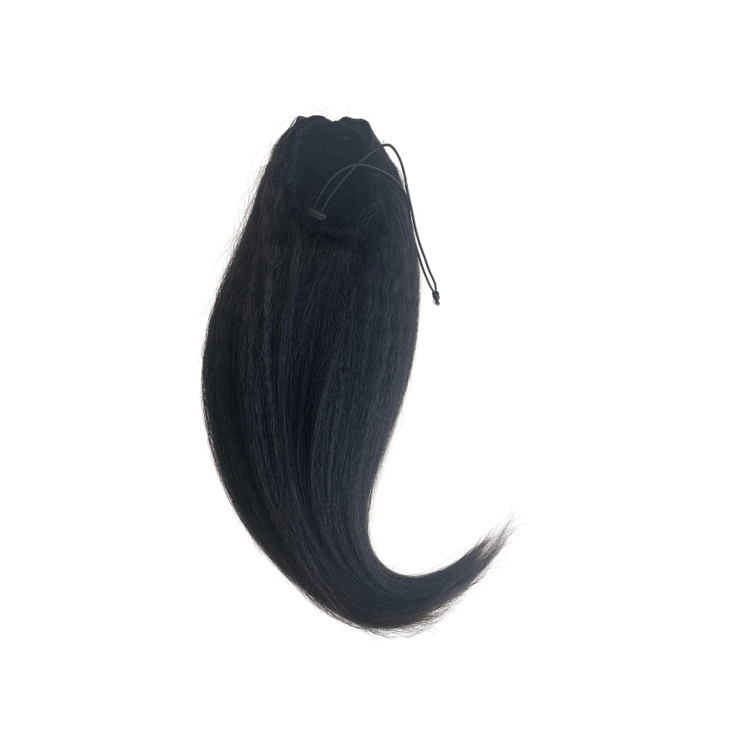 Silk Press - Drawstring Ponytail - www.Shopthatapp.com