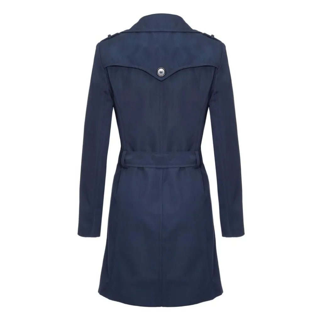 Zweireihiger Militär-Trenchcoat für Frühling/Sommer (9049-SP)