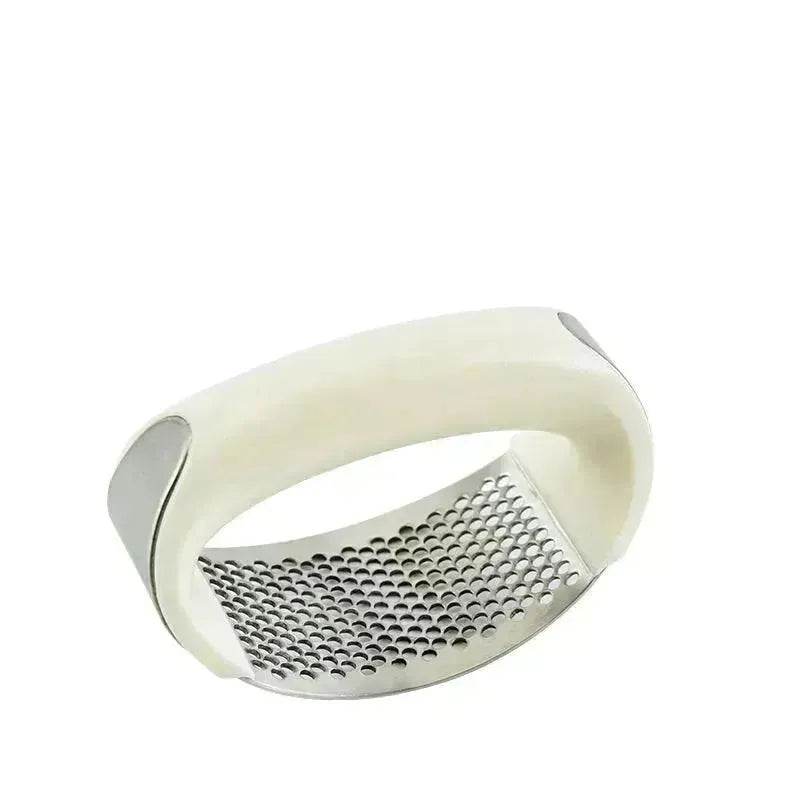 Stainless Steel Garlic Masher Garlic Press Household Manual Curve Fruit Vegetable Tools Kitchen Gadgets - www.Shopthatapp.com