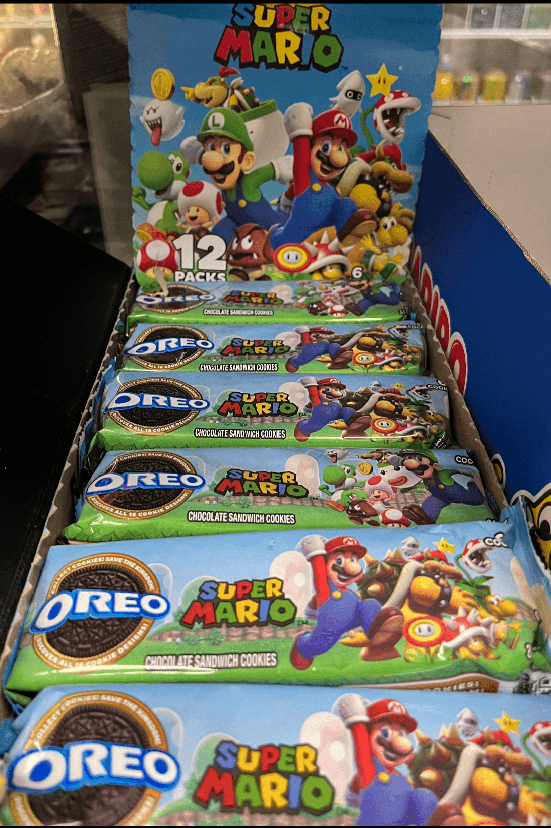 Super Mario Oreo Cookies - 6 Cookies Pack - www.Shopthatapp.com