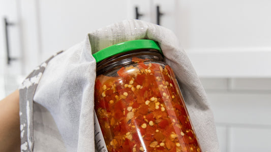 Blue Stripe Sure Grip Kitchen Towel - www.Shopthatapp.com