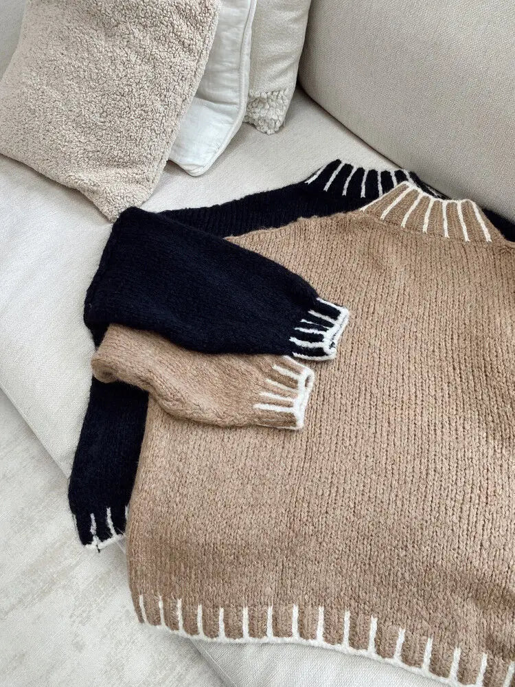 Suzy Turtleneck Patchwork Jumper - www.Shopthatapp.com